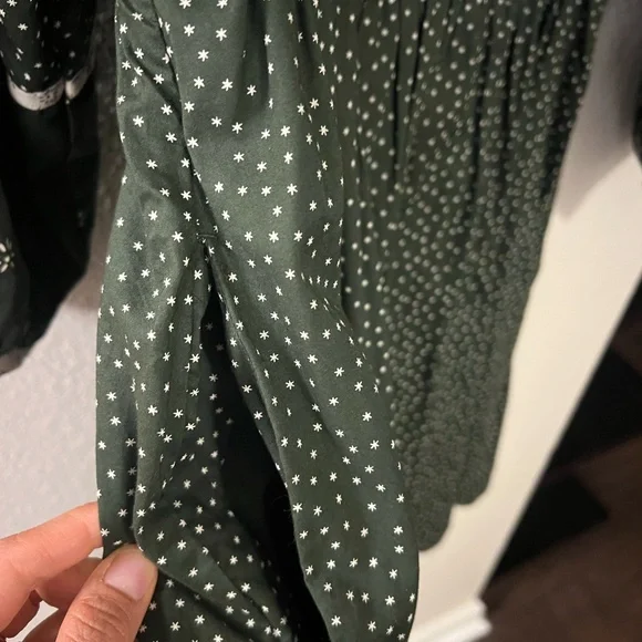 Madewell Green Patchwork Mini Dress | Size 4 - Picture 9 of 12